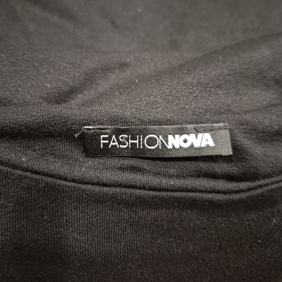 Fashion Nova Jojo Bodycon Dress Black Sz 1X - Picture 7 of 8